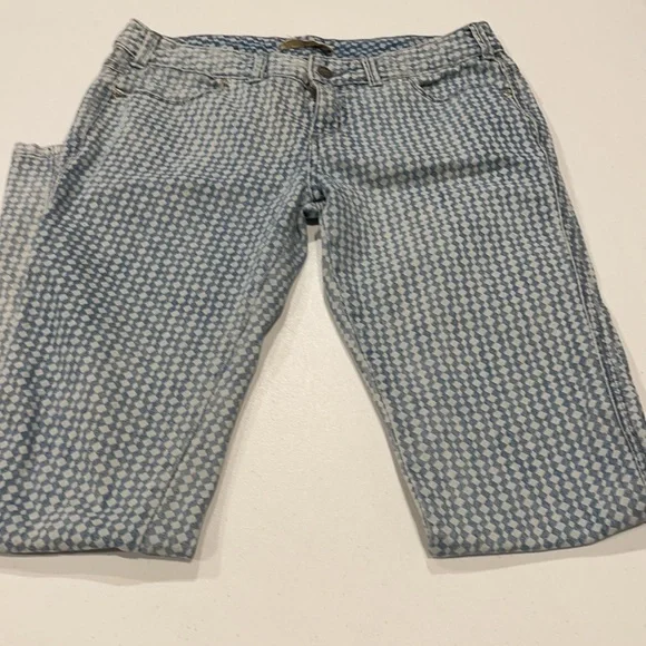 Free People Diamond Checkered Jeans - Picture 7 of 9